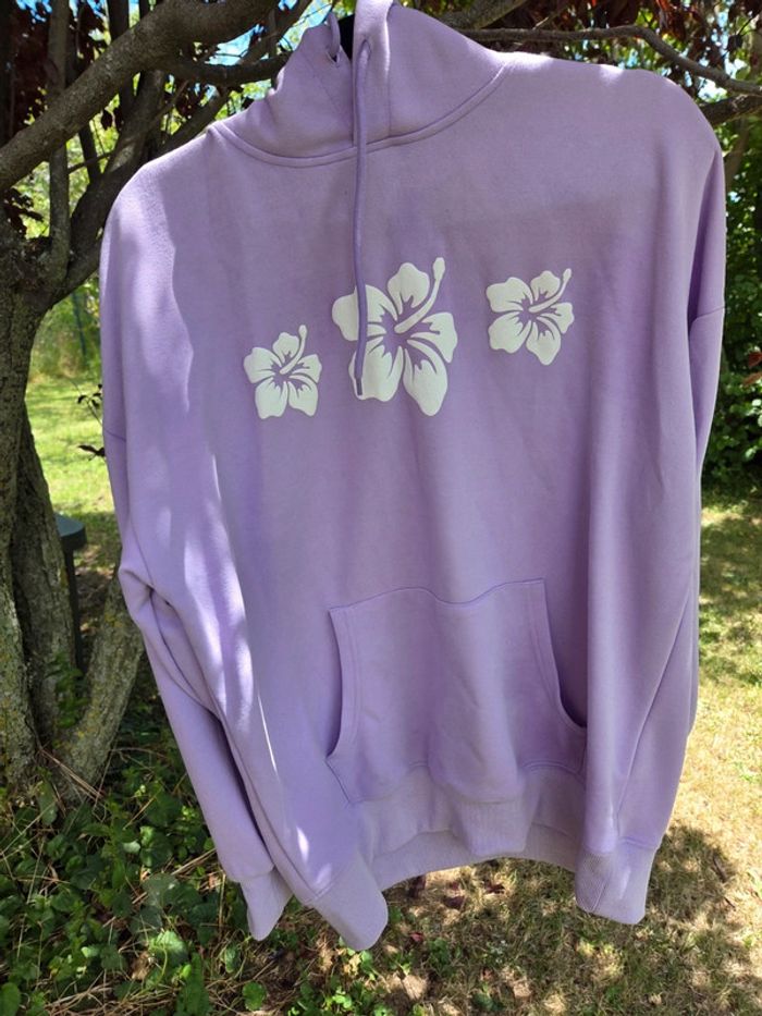 Pull sweat a capuche flower summer