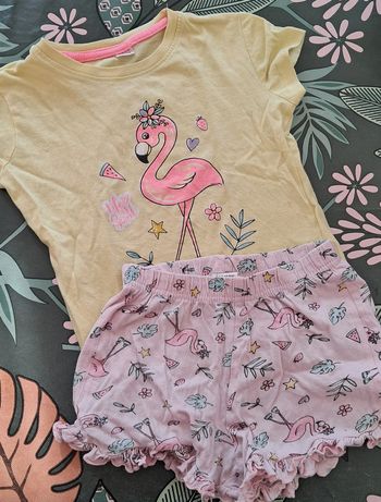 Pyjashort Zeeman 3 ans flamant rose 🦩