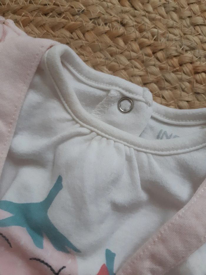 Ensemble body manches longues et robe In extenso 50 cm - photo numéro 5