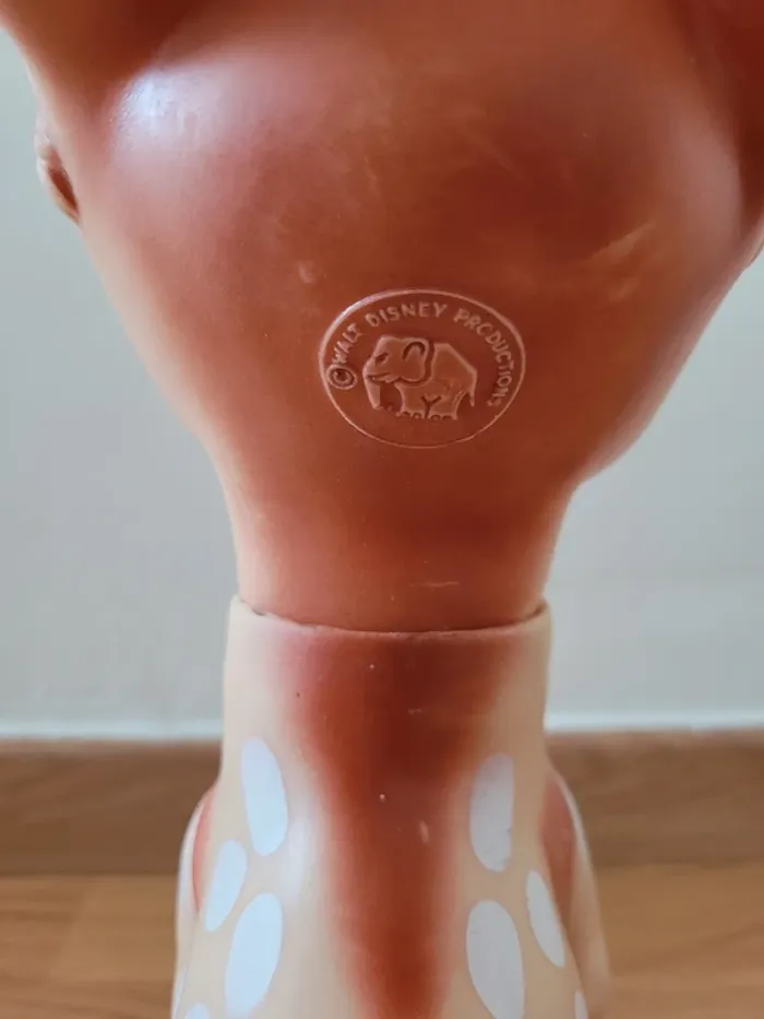 Ancien jouet pouet bambi articulé walt disney - photo numéro 4