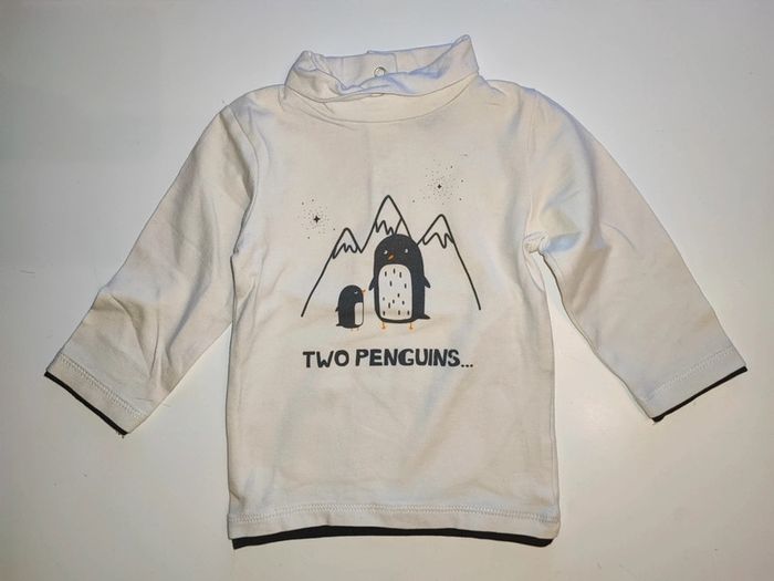T shirt pingouins