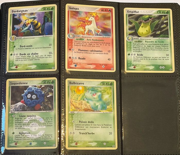 Lot carte Pokémon Bloc Ex RFVF