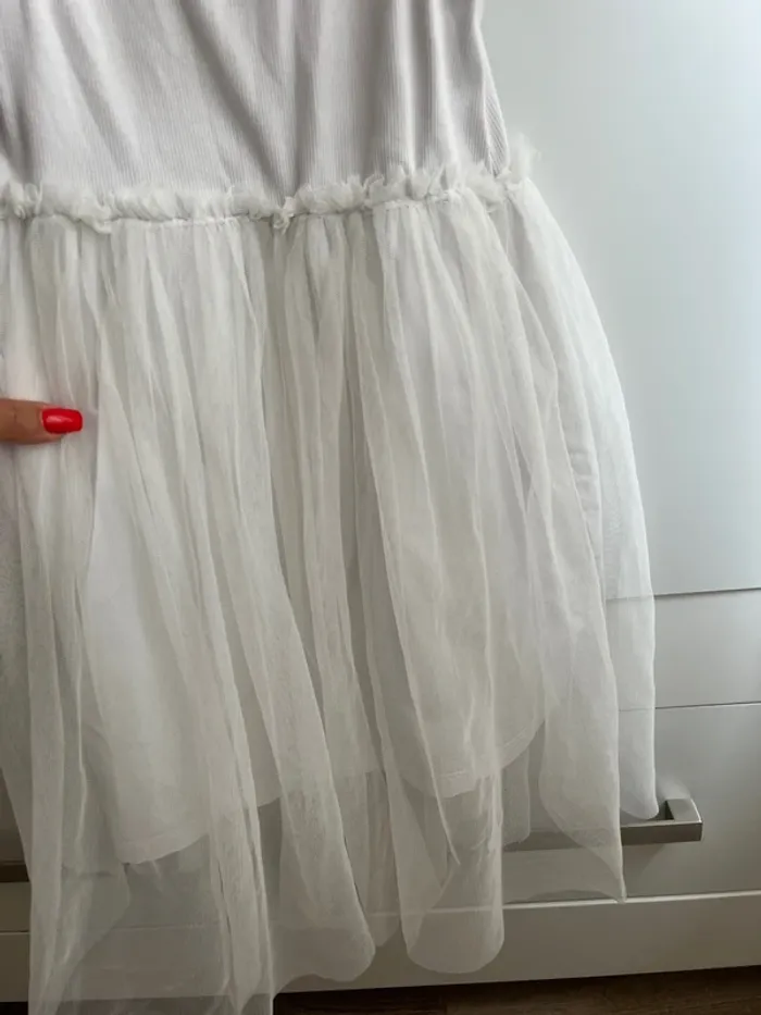 🤍 Robe en tulle blanche Zara – 6 ans 🤍 - photo numéro 3