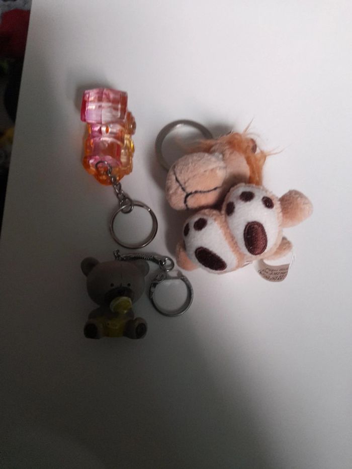 Lot de 3 porte clés