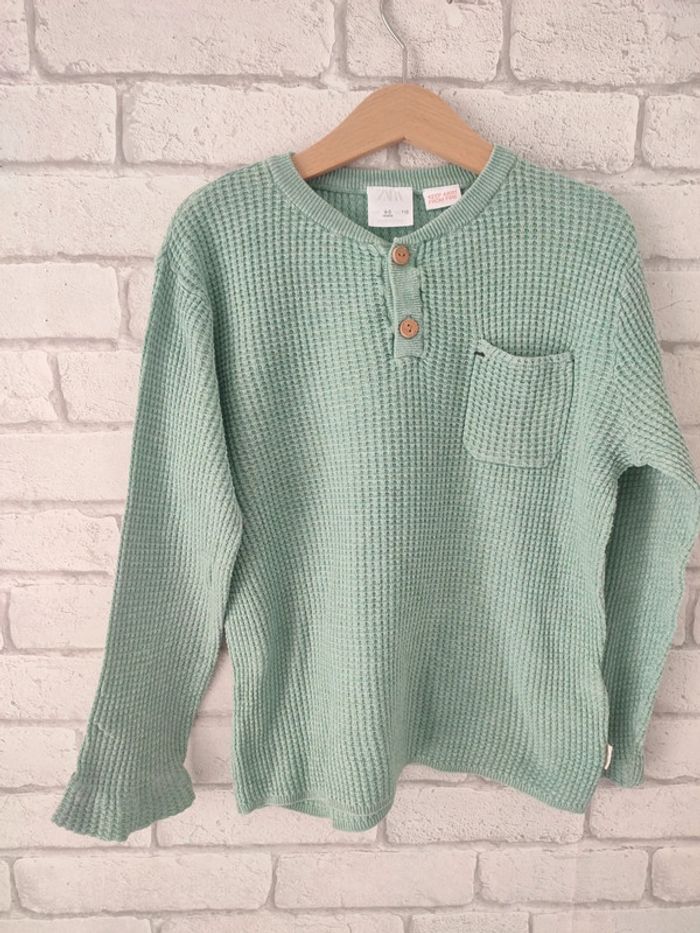 Pull maille mousse Zara - 4/5 ans - photo numéro 2