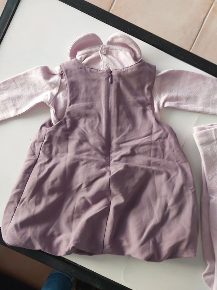 Ensemble robe+ collant 6 mois - photo numéro 5