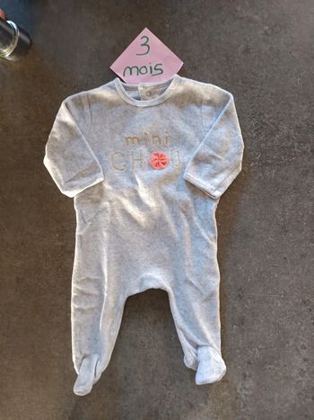 Pyjama "mini chou" 3 mois