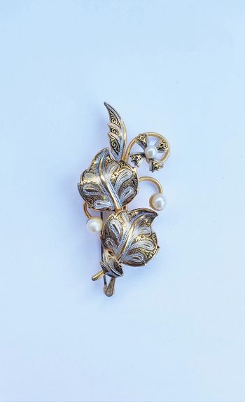 Broche fleurs