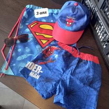 Lot plage, garçon (3 ans) - Spiderman