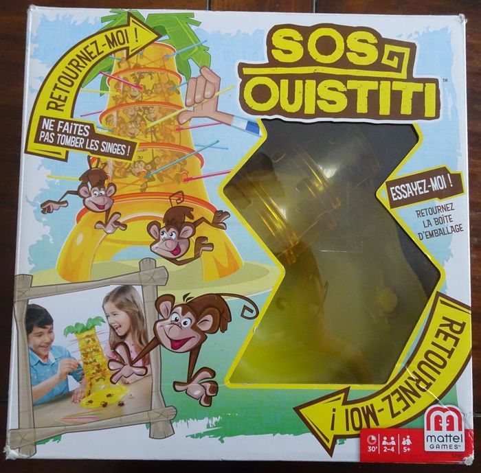 Jeu de société MATTEL Sos Ouistiti dès 5 ans