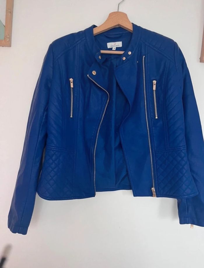 Perfecto simili cuir , blazer  , veste  , blouson