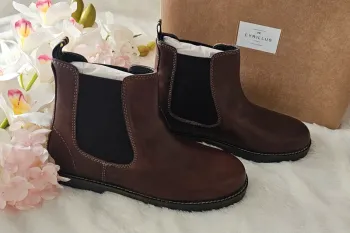 Bottes Bottines Chelsea Garçon Cuir Cyrillus T37