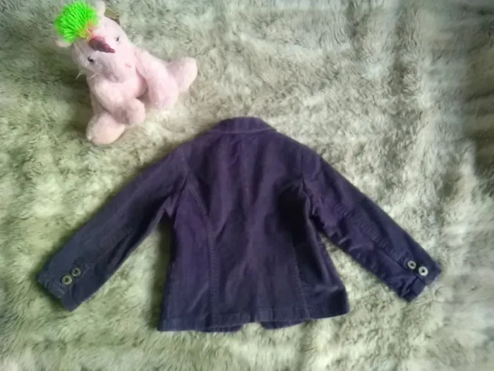 Veste fille printanière ou automnale 4 ans- Vynil 💜 Fraise-2 vêtements achetés le 3ème offert - photo numéro 3