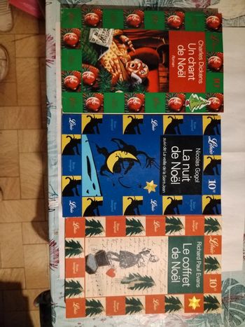 Lot de 3 livres de Noël Librio