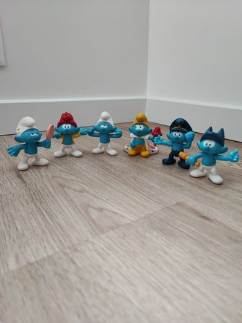 Lot de 6 figurines Schtroumpf