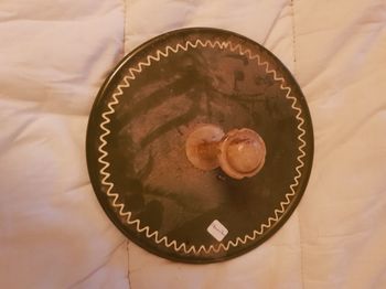 Plateau a fromage en céramique et en bois