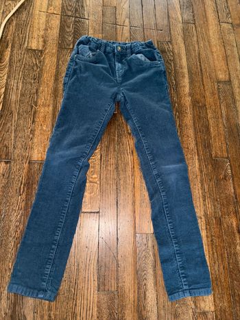 Pantalon velour Monoprix 10 ans