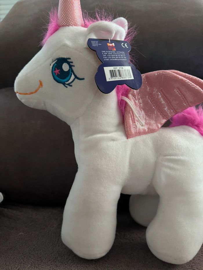 Peluche toycompany licorne neuve avec étiquette - photo numéro 11