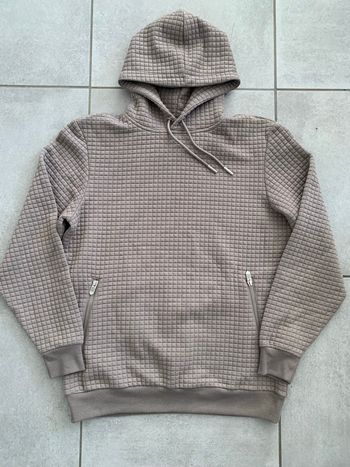 Superbe sweat beige à capuche Icono taille M