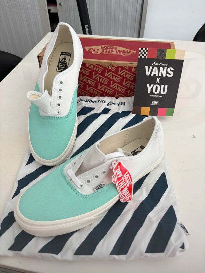 Vans Authentic Washed Green Nubuck