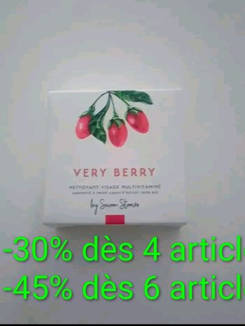 Nettoyant visage Solide- Very Berry - 50g- Neuf