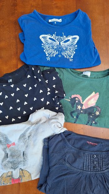 5 Tee-shirt manches longues