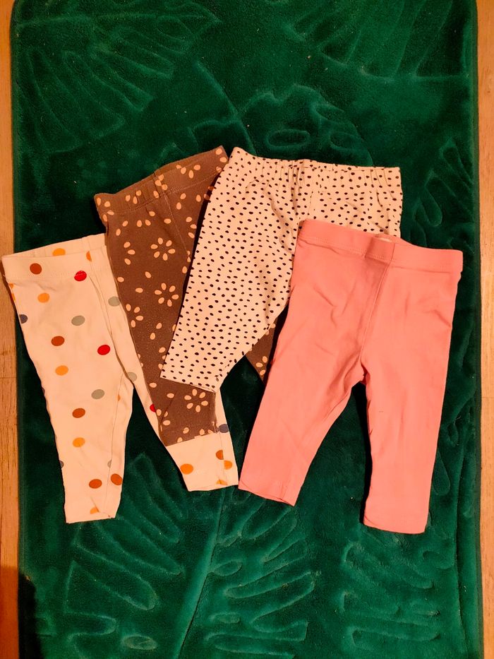 Lot de leggings fille