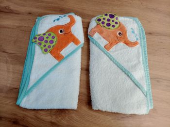 Lot de 2 capes de bain Pitchoon