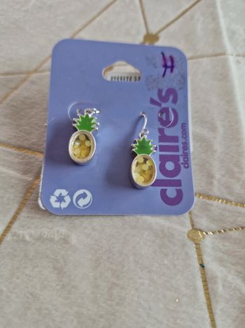 Boucle d oreilles ananas