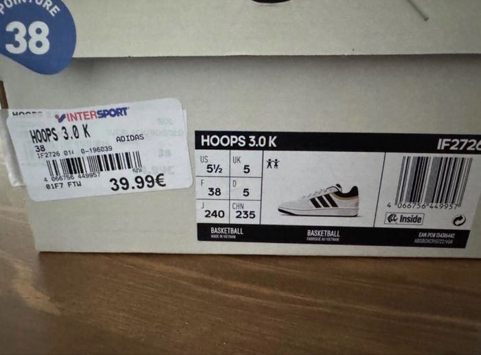 Basket adidas taille 38 - photo numéro 3
