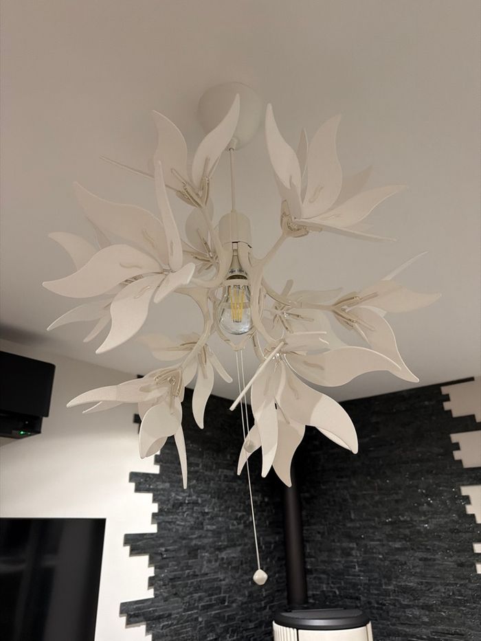 Lustre suspension fleur - photo numéro 3