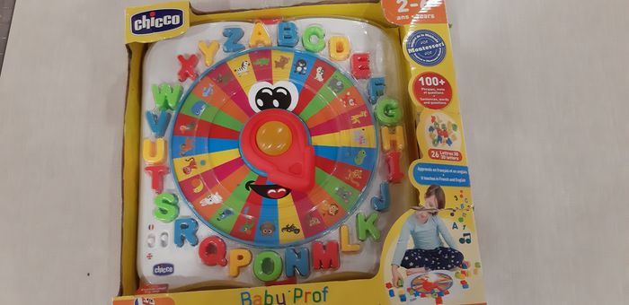 jeu éducatif baby prof lettres et animaux