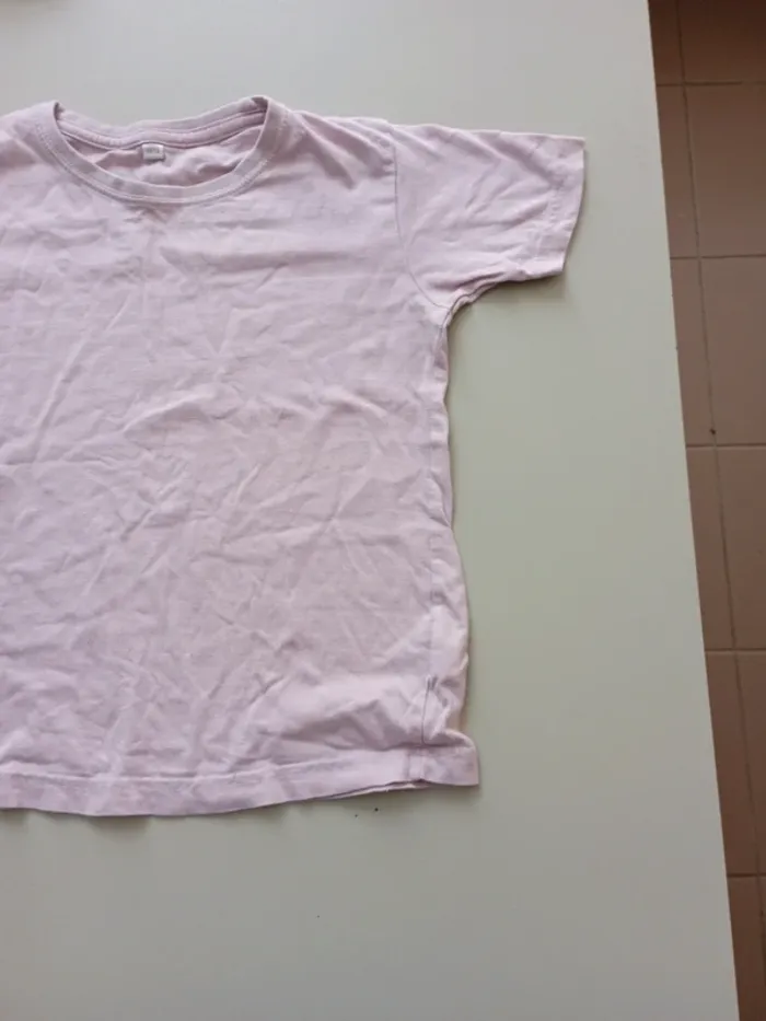 Tee shirt rose 10/12 ans - photo numéro 2