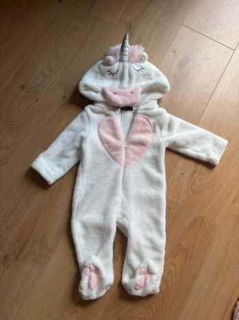 Combinaison licorne bébé fille