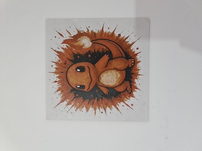 Tableau Salamèche Pokémon déco