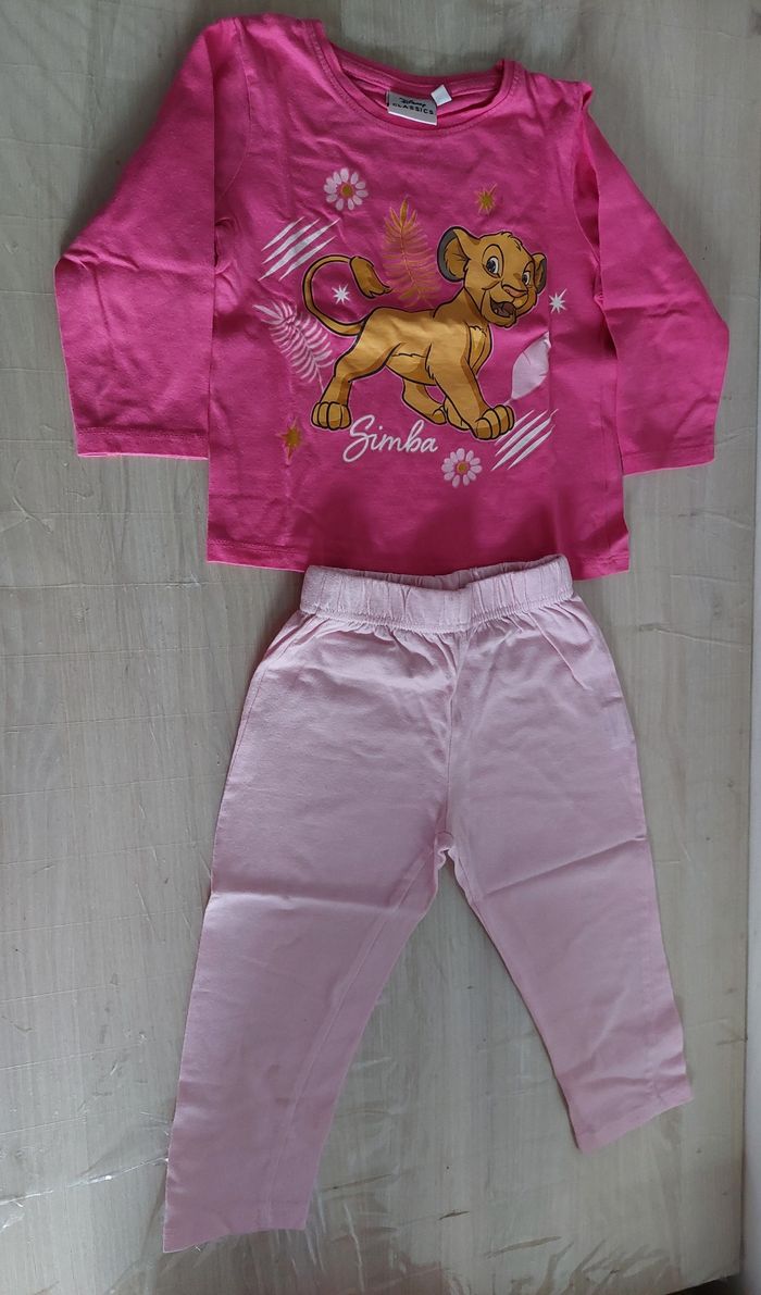 Lot de 2 pyjamas Simba fille 2 ans - photo numéro 4