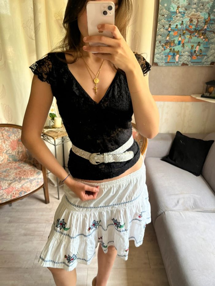 Ceinture country Ibiza Summer vintage bohème champêtre sequins - photo numéro 2