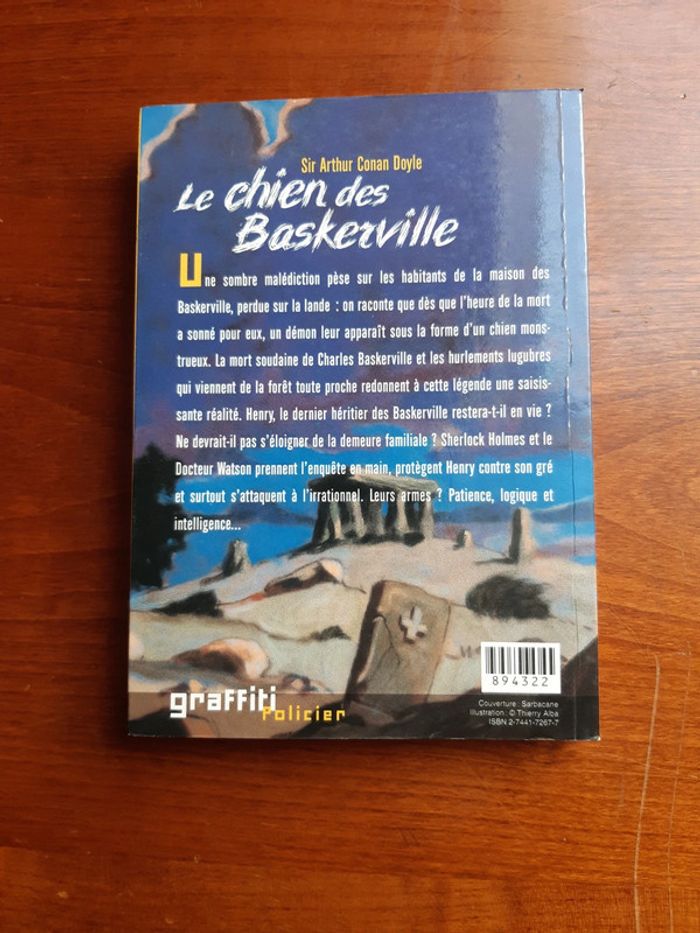 Livre le chien de Baskerville - photo numéro 2