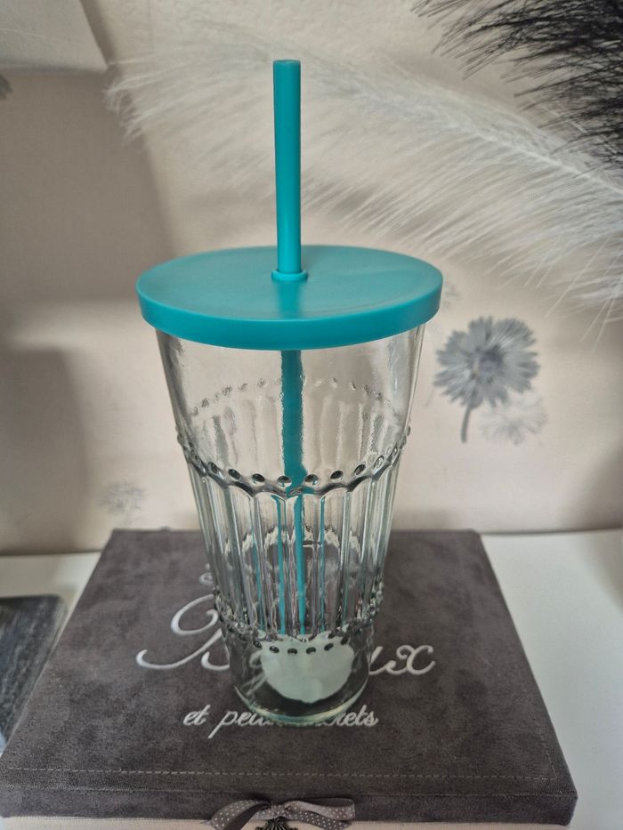 Grand verre avec paille "Casa" - photo numéro 5