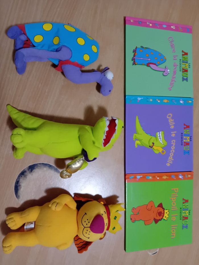 Libres et peluches "les animaux rigolos"