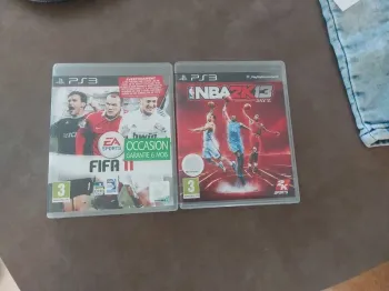 2  jeux ps3  nba2k13 et fifa 11