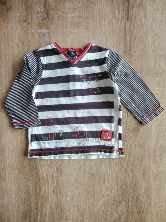 Lot de 2 t-shirts manches longues garçon - photo numéro 4