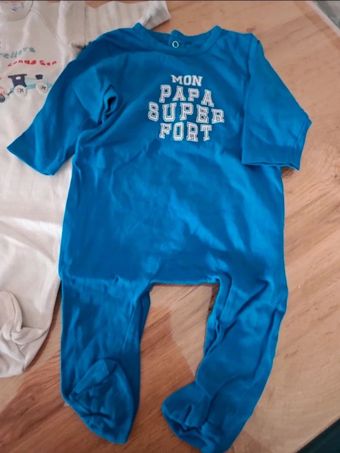 Lot de 2 pyjamas léger 6 mois bébé garçon - photo numéro 5