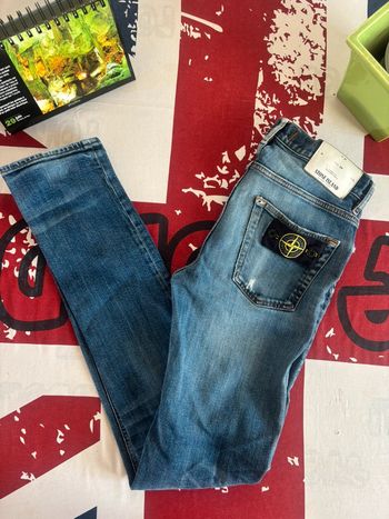 Jeans Stone Island taille 36 (xs) bleu marine
