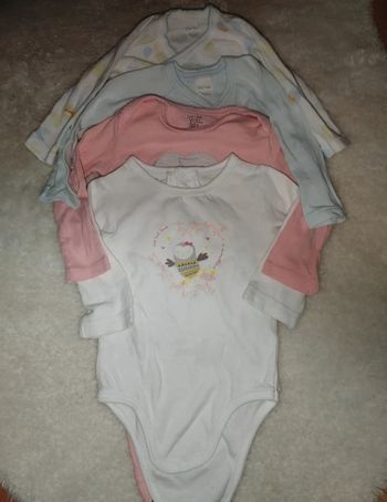 Lot de 4 bodies manches longues