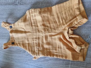 Salopette short garçon 6 mois