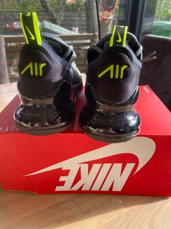 Nike Air Max 270 - Gris & Jaune Fluo (Volt) - 37.5