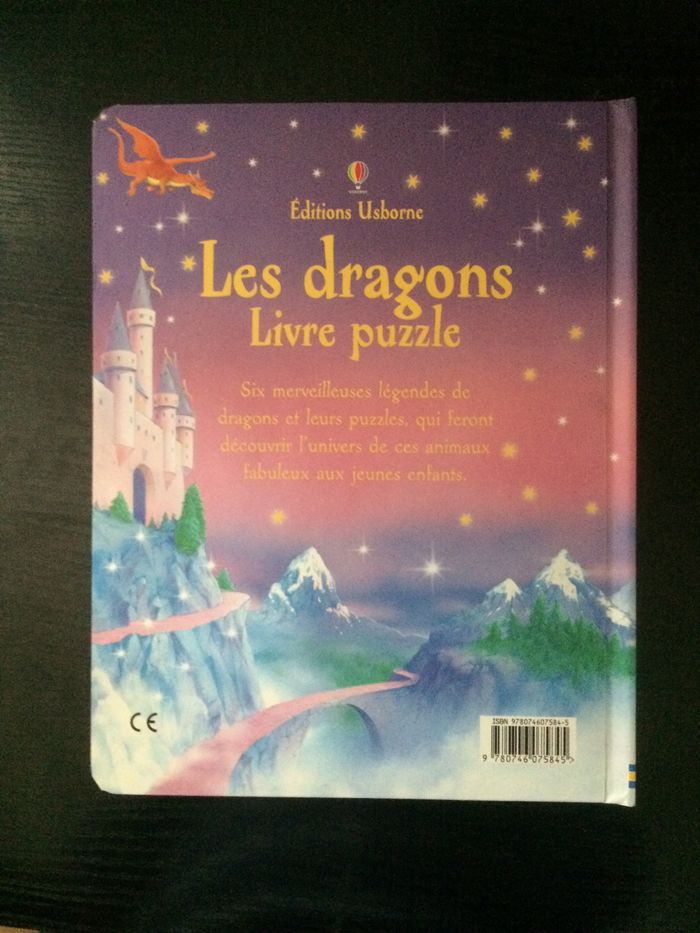 Livre puzzle dragon - photo numéro 2