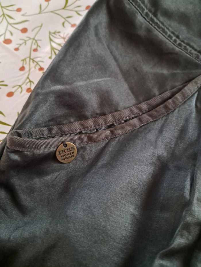 Jupe courte IKKS taille 38 mélange soie - photo numéro 3