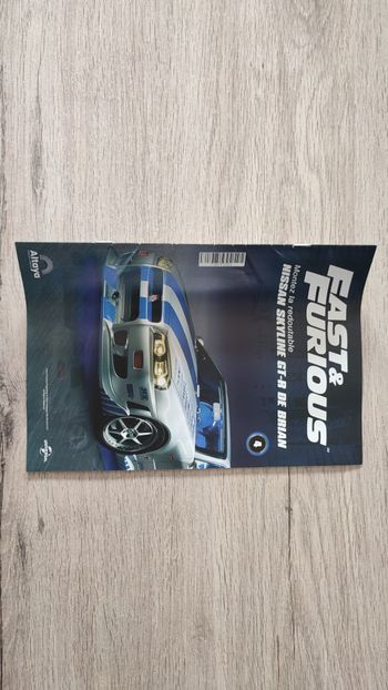 Fascicule numéro 4 n°4 seul sans pièce Nissan Skyline GT-R R34 Fast & Furious de Brian O'Conner 1/8